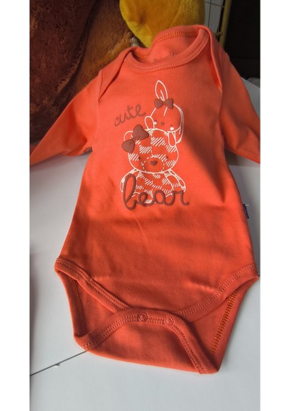 Erkek-Kız Bebek Omuz Genişletmeli Çıtçıtlı Body Pijama Bere Takımı, %100 Pamuk , Modern Tasarım modelleri