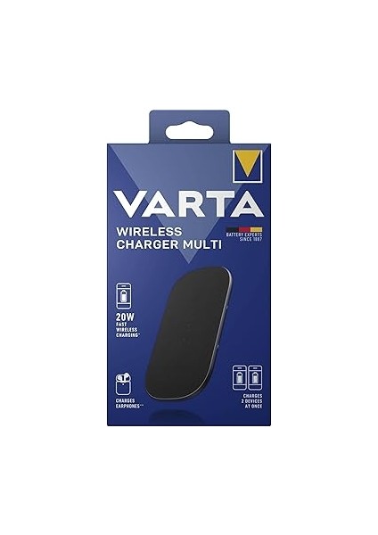 Kablosuz Şarj Cihazı, Çoklu Kablosuz Şarj Cihazı, Qi Uyumlu Şarj Istasyonu, 2 Cihazı Aynı Anda Şarj Etme, USB C Şarj Kablosu Dahil, Koruyucu Kılıf ile De Çalışır modelleri