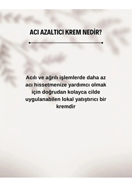 Anestezi Kremi %30 Lidocain 2'li Avantaj Paket fiyatları