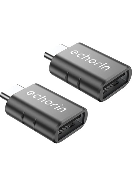 (Ikili) Otg Akıllı Giriş USB 3.0 To Type-C Dönüştürücü Adaptör Çevirici 5gbps, iPhone 16, Pro, Pro Max, M2, M3, M4 MacBook Pro, Air, iPad Pro ve Galaxy S25, S24, S23 ve Tabletler ile Uyumlu