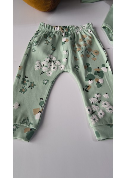 Erkek-Kız Bebek Omuz Genişletmeli Çıtçıtlı Body Pijama Bere Takımı, %100 Pamuk , Modern Tasarım indirimleri