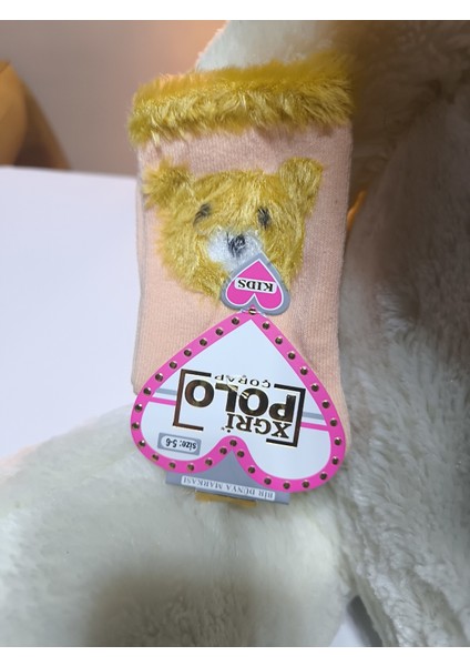 Kız Çocuk Peluş Detaylı Çorap Yumuşacık Nefes Alabilir Terletmez modelleri