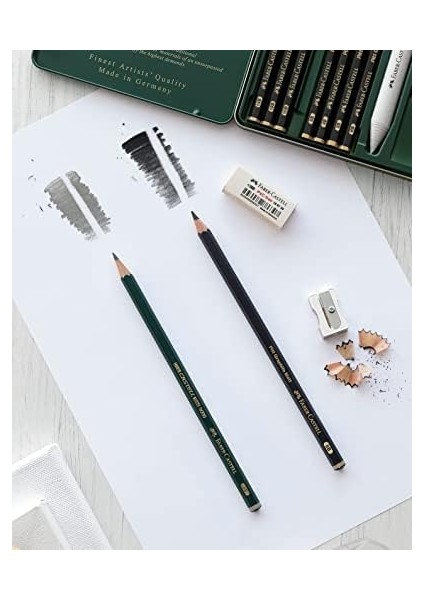 Dereceli Kurşun Seti, 6’lı, 2B-12B, Ultra Mat, Parlama Yapmaz, Teknik Çizim ve Eskiz Için, Dayanıklı Uç modelleri