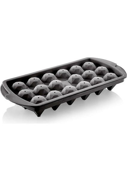 Elmas, Kristal Şekilli Buz Kalıbı, 18 Bölmeli, Farklı Renk ve Adetlerde (1, Siyah)