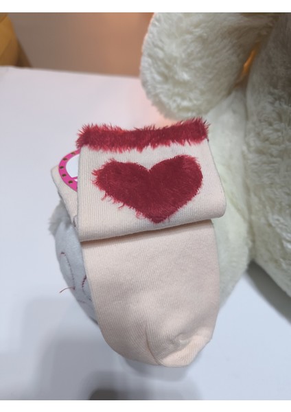 Kız Çocuk Peluş Detaylı Çorap Yumuşacık Nefes Alabilir Terletmez indirimleri