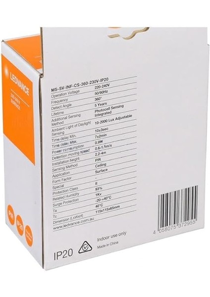 Ledvance Sıva Üstü Hareket Sensörü 360 Derece modelleri