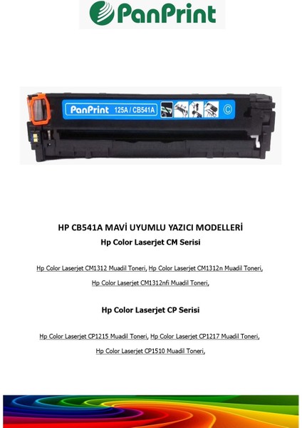 Hp Color Laserjet CM1312 Mavi Muadil Toner fiyatları