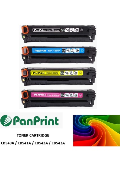 Hp Color Laserjet CM1312NFI Siyah-Mavi-Sarı-Kırmızı Takım Muadil Toner