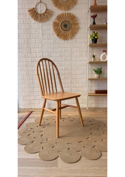 Concept Kumsal Sandalye Naturel Ahşap Sandalye