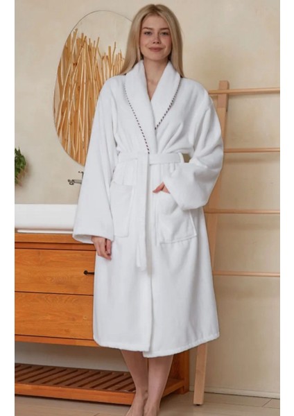 Bornoz Kadife Biyeli