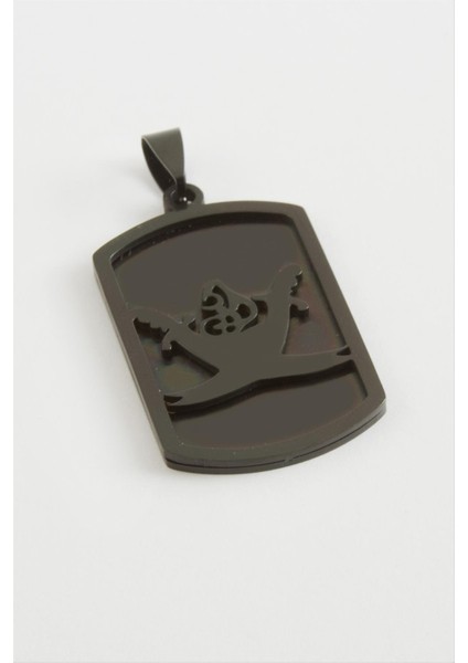 Kuluç Tuğra Çelik Kolye Ucu 2,5*4 cm