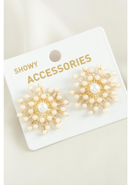 Kartanesi Trend Inci Küpe