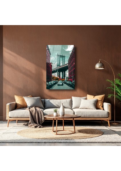 Manhattan Köprüsü - Cam Tablo - DEG0305 indirimleri
