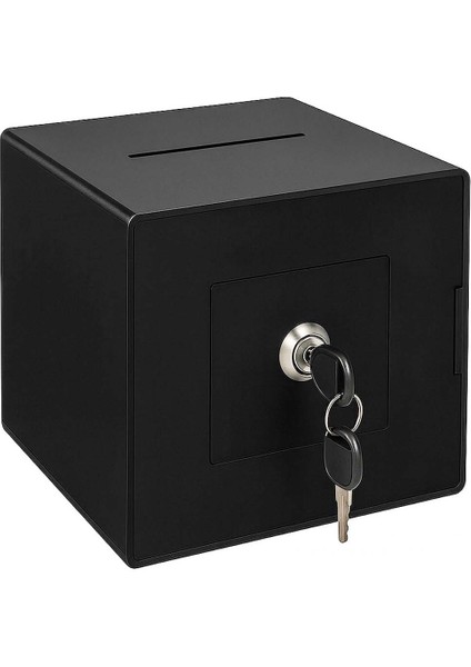 Dilek, Şikayet Kutusu, Bahşiş Kutusu, Kumbara Tip Box 20x20x20 Metal Kilitli