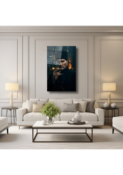 Mustafa K. Atatürk - Cam Tablo - DEG0293 modelleri