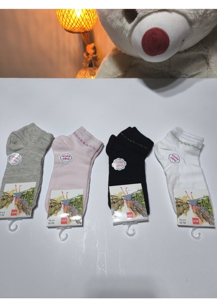 Çocuk Kısa Soket Çorap Doğal Pamuk Yumuşacık Nefes Alabilir Terletmez 6'lı Paket modelleri