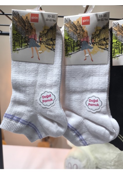 Çocuk Kısa Soket Çorap Doğal Pamuk Yumuşacık Nefes Alabilir Terletmez 6'lı Paket fırsatları