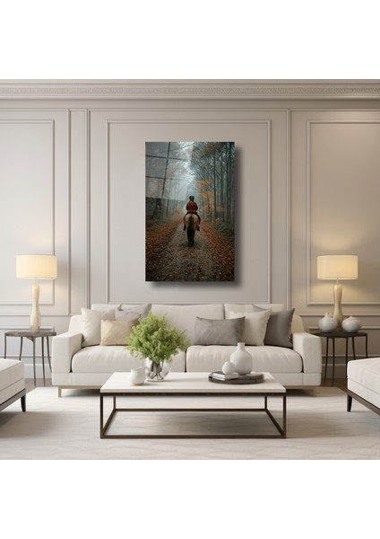 Sonbaharda At Sürüşü - Cam Tablo - DEG0277 modelleri