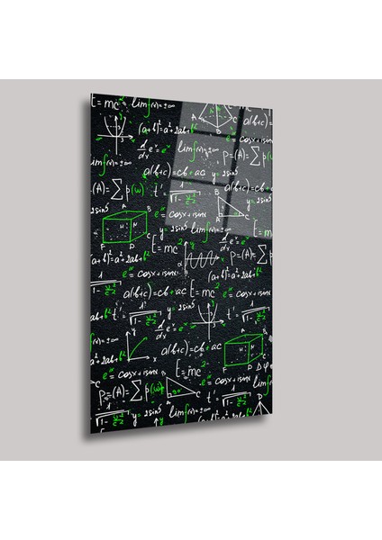 Matematik ve Fizik Formülleri - Cam Tablo - DEG0245