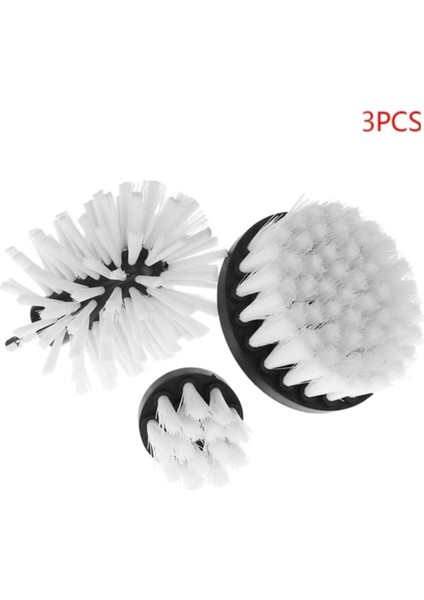 Matkap Temizlik Fırça Seti Banyo Mutfak Oto Jant Koltuk Halı Fayans Temizleme Fırça Kiti 3lü fiyatları