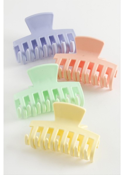 Düz Renkli Mandal Toka 6 cm