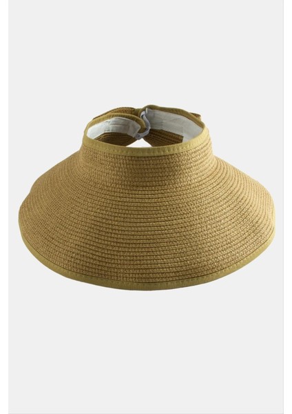 Cırtcırtlı Hasır Plaj Şapkası