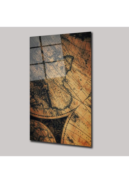 Eski Harita - Cam Tablo - DEG0239
