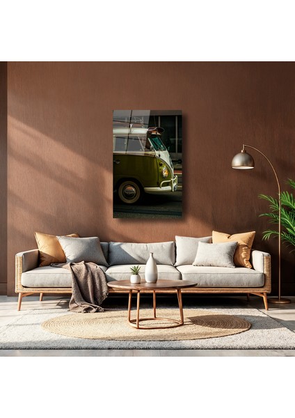 Vintage Volkswagen T1 - Cam Tablo - DEG0267 indirimleri