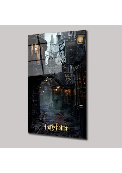 Harry Potter Dıagon Yolu - Cam Tablo - DEG0256