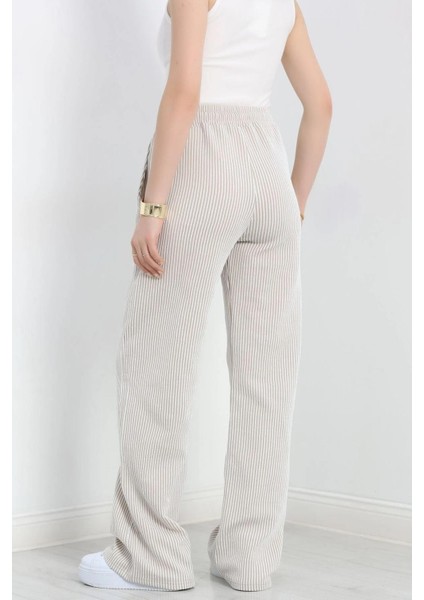 Stra Su Yolu Bej Eşofman Altı