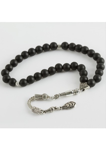 Mat Onix Doğaltaş Tesbih 8 mm