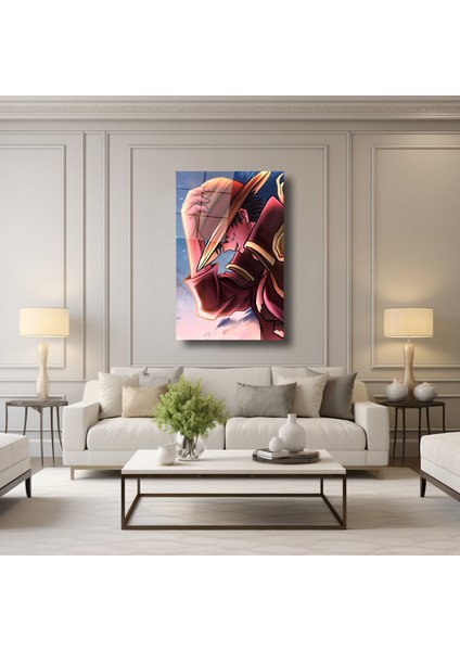 Anime One Piece Monkey D Luffy - Cam Tablo - DEG0220 modelleri