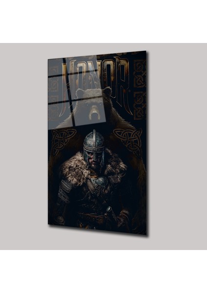 Honor - Druzhina ve Ayı - Cam Tablo - DEG0247