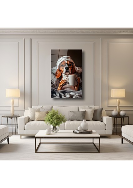 Istirahat Anıdaki Köpek - Cam Tablo - DEG0232 modelleri