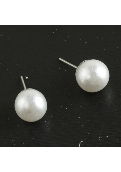 Top Incili Küpe 10 mm