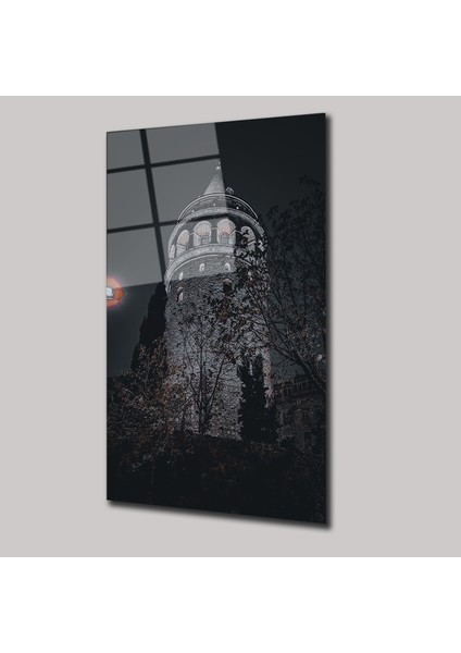 Istanbul Galata Kulesi - Cam Tablo - DEG0254