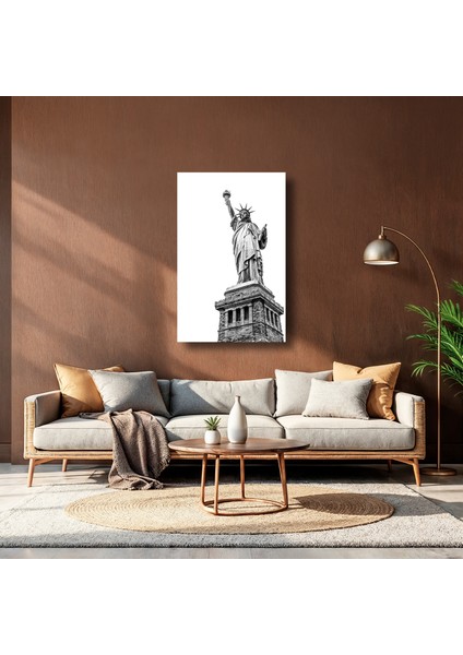 Amerika Özgürlük Heykeli - Cam Tablo - DEG0196 indirimleri