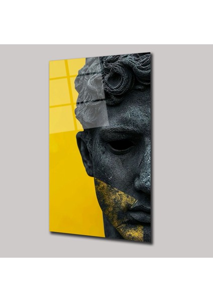 Antik Heykel - Cam Tablo - DEG0231