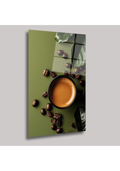 Kahve ve Çekirdekleri - Cam Tablo - DEG0217 fiyatları