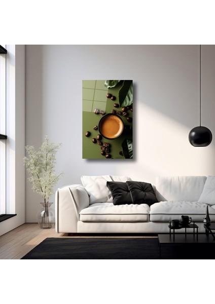 Kahve ve Çekirdekleri - Cam Tablo - DEG0217 fırsatları