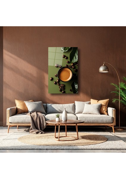 Kahve ve Çekirdekleri - Cam Tablo - DEG0217 indirimleri