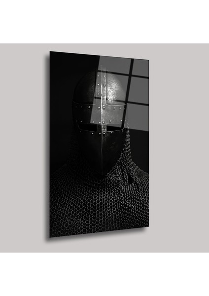 Orta Çağ Şövalye - Cam Tablo - DEG0200 fiyatları