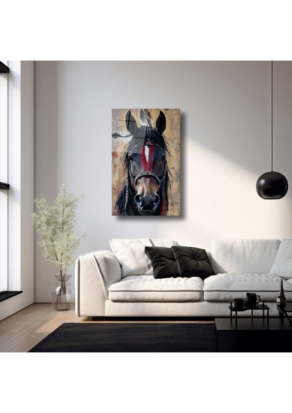 Kızıldereli Atı - Cam Tablo - DEG0207 fırsatları