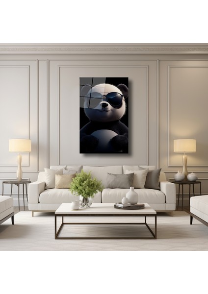 Güneş Gözlüklü Panda - Cam Tablo - DEG0198 modelleri