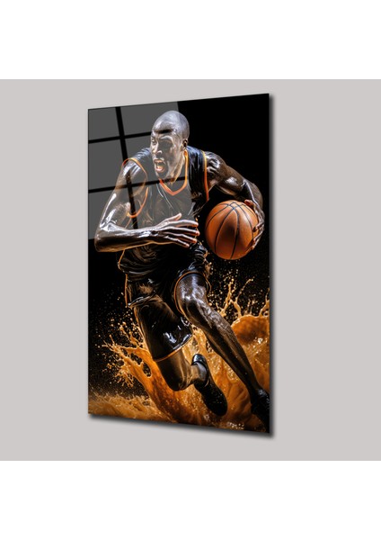 Lebron James Basketbol - Cam Tablo - DEG0136