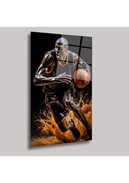 Lebron James Basketbol - Cam Tablo - DEG0136 fiyatları