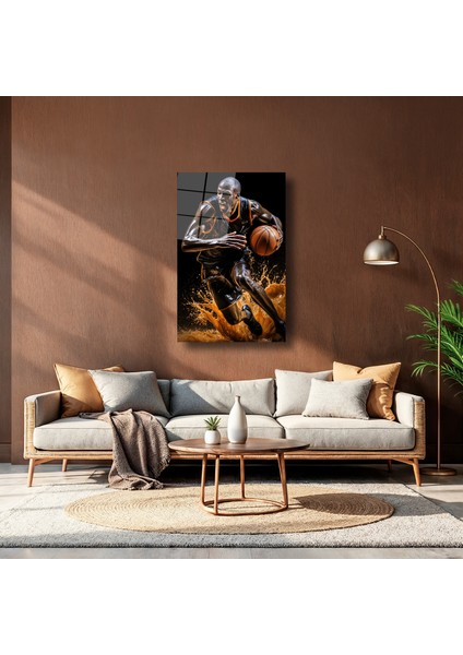 Lebron James Basketbol - Cam Tablo - DEG0136 indirimleri