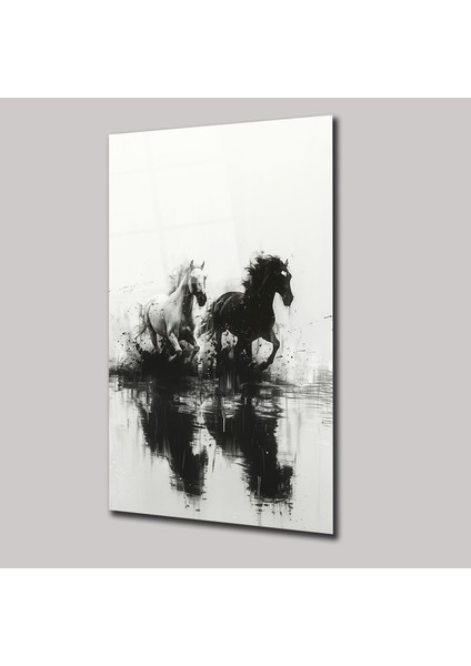 Dualite - Atların Gücü - Cam Tablo - DEG0128