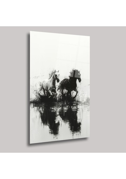 Dualite - Atların Gücü - Cam Tablo - DEG0128 fiyatları