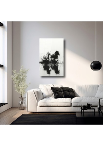 Dualite - Atların Gücü - Cam Tablo - DEG0128 indirimleri